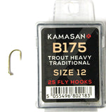 Kamasan Fly Hooks B175  Qty 25 for Wets, Lures and Nymphs