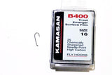 Kamasan Fly Hooks B400 Qty 25 Trout Emerger Surface Film