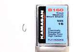 Kamasan Fly Hooks B160 Qty 25 for Drys, Nymphs, Buzzers and Spiders