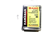 Kamasan Fly Hooks B440 Qty 25 Traditional Trout Dry Fly Tying Hooks