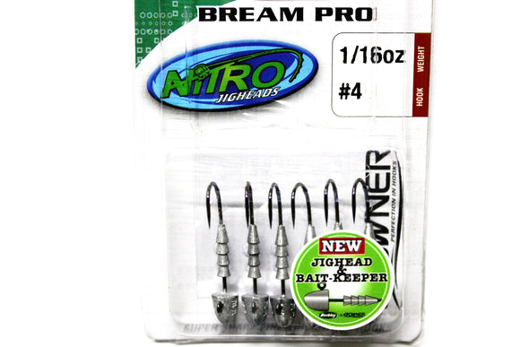 Berkley Nitro Bream Pro Jig Heads 1/16 oz (1.8 gram)