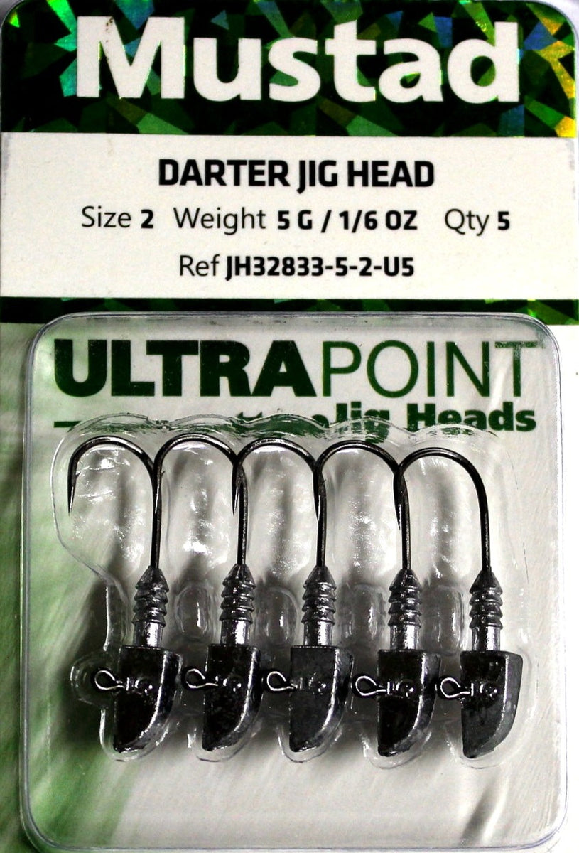 Mustad Darter Jig Heads – Ultimate Fishing and Outdoors