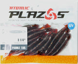 Atomic Plazos Scented Soft Plastic Bait 2 1/2" and 3 1/4" Paddle Tail