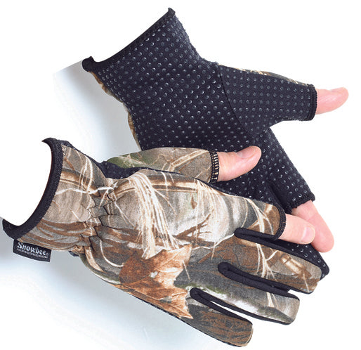 Snowbee Lightweight Neoprene Camo Gloves – Ultimate Fishing and
