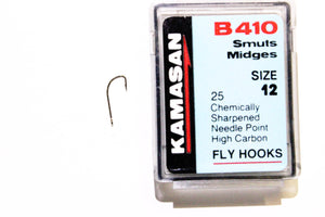 Kamasan Fly Hooks B410 Qty 25 Ideal For small Dry Flies