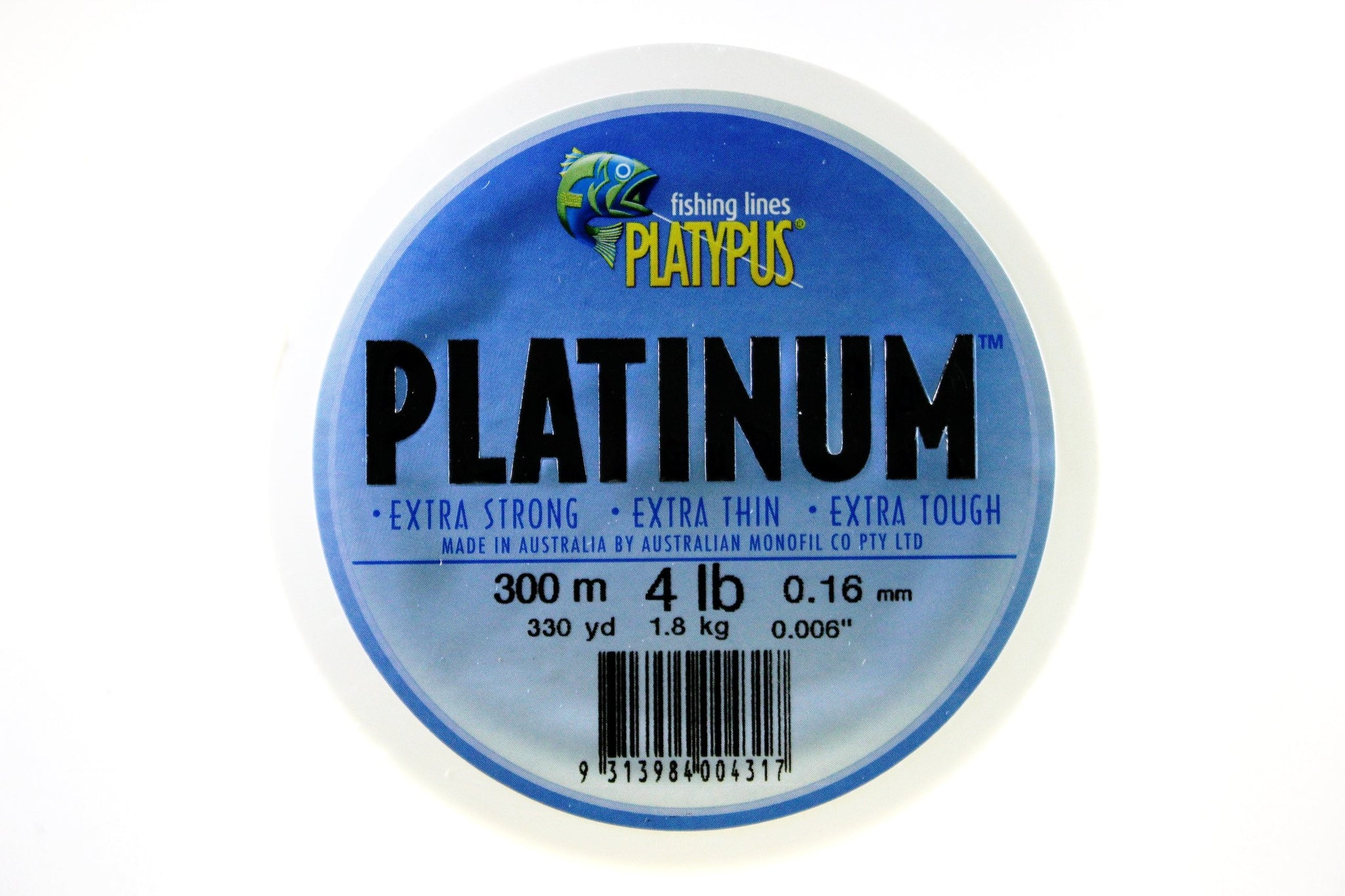 Platypus Classic Monofilament 300M Leader or Main Fishing line Leader –