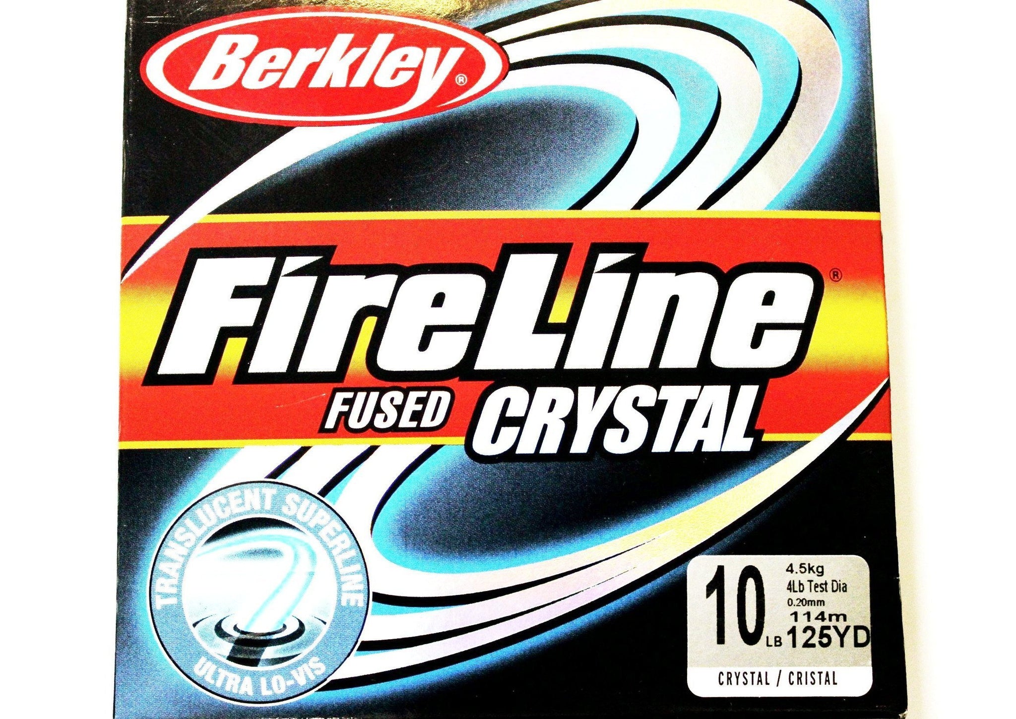 Berkley Fused Crystal Fireline, 10/4 Lb, 125 Yd , Crystal