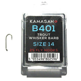 Kamasan Fly Hooks B401 Qty 25 Ideal for Drys and Lightly Weighted Nymphs