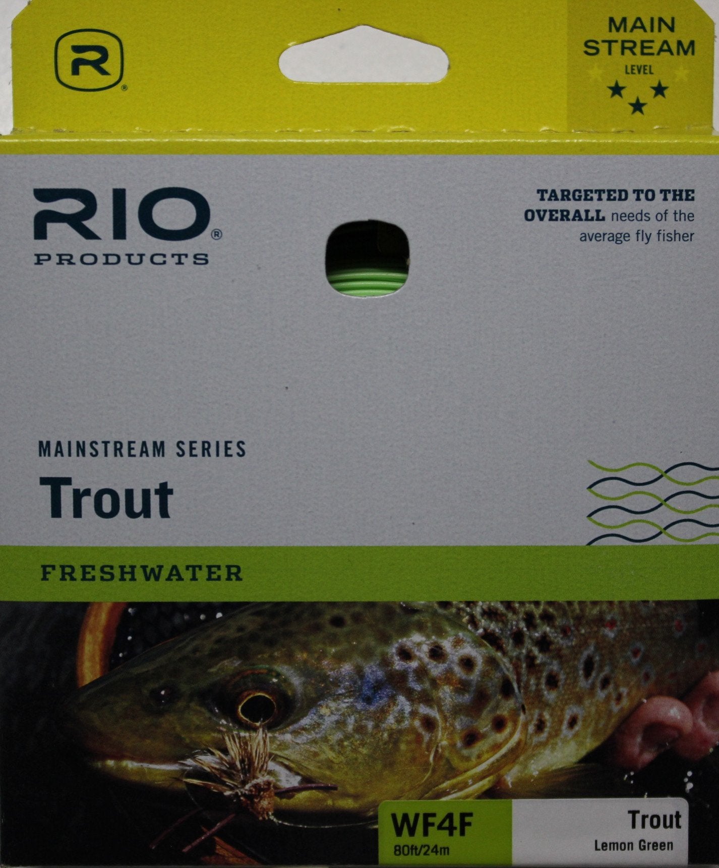 WF4F, Pale-Green-Lt.-Yellow) - Rio Fly Fishing Grand Series Freshwater  Floating Fly Line