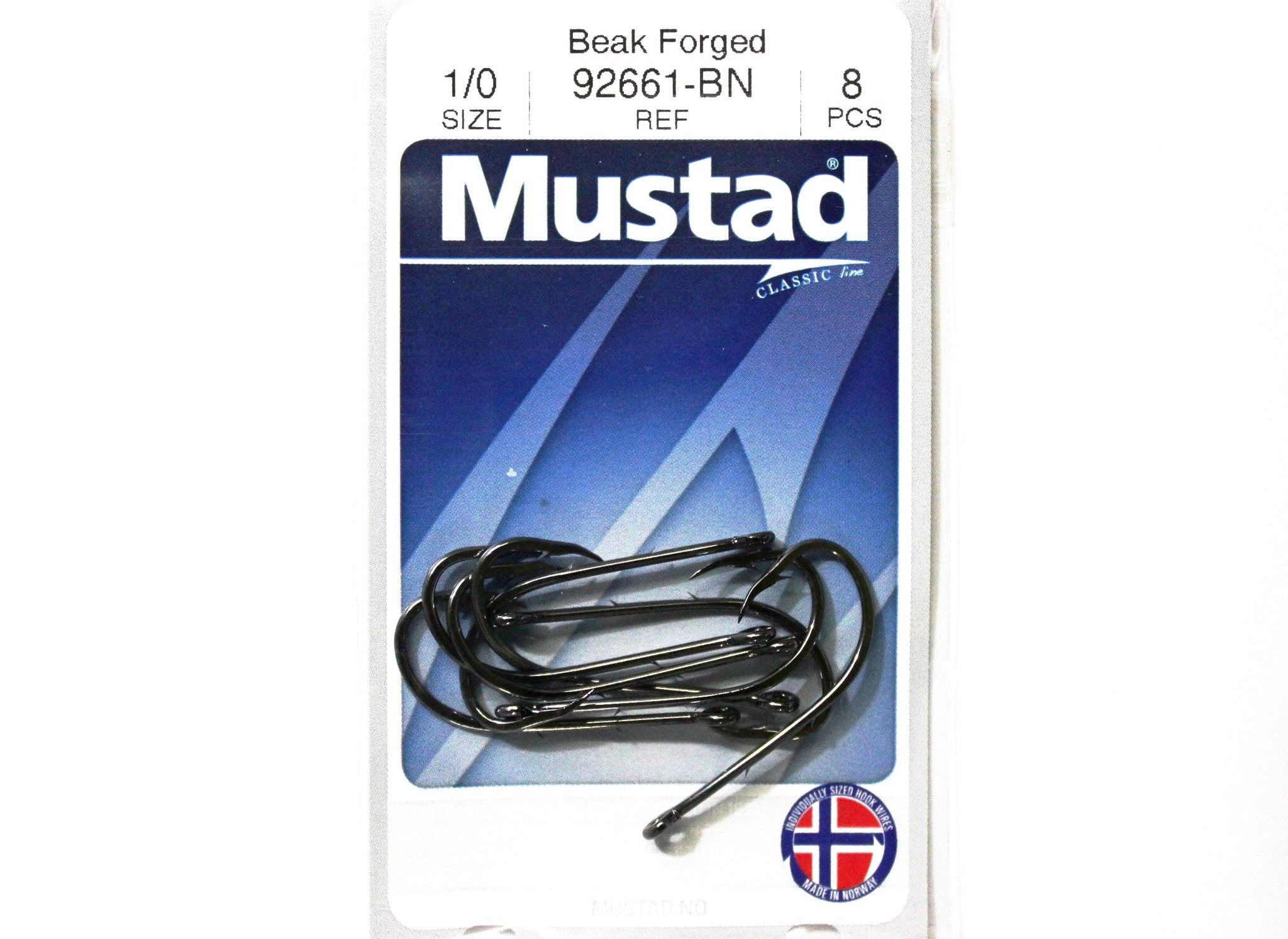 Mustad Beak Forged Hooks 92661-BN – Ultimate Fishing and Outdoors