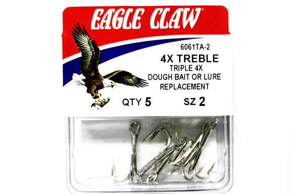 Eagle Claw 4X Treble Hook