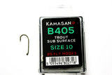Kamasan Fly Hooks B405 Qty 25 Ideal For Dries, Emergers and Nymphs