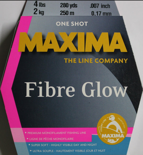 Maxima Fibre Glow Mono Spools