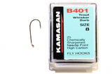 Kamasan Fly Hooks B401 Qty 25 Ideal for Drys and Lightly Weighted Nymphs