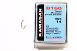 Kamasan Fly Hooks B160 Qty 25 for Drys, Nymphs, Buzzers and Spiders