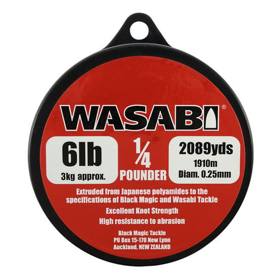 Wasabi Tackle 1/4 Pounder Fishing Line – Ultimate Fishing and Outdoors